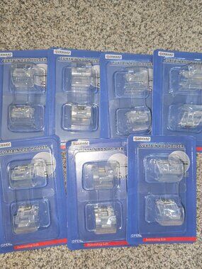 ERMARD Curtain Rod Holders Clear Adhesive No Drill 5KG Lot of 14